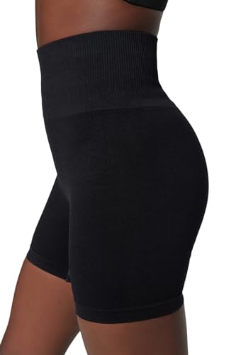 Trendyol Damen Sport Leggings – Schwarz – Hohe Taille Strumpfhose, Medium/Large von TRENDYOL