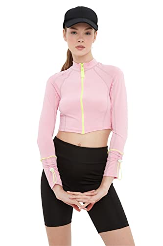 Trendyol Damen Trendyol Sports Bluse Blouse, Pink, S von TRENDYOL