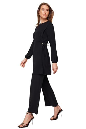 Trendyol Modest Damen Overalls Abgestimmtes Outfit, Black, One Size (2er Pack) von TRENDYOL