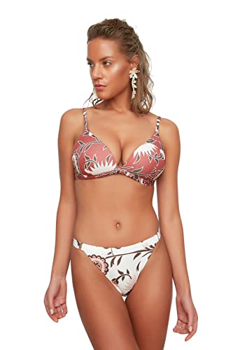 Trendyol Damen Women Normal Waist Bikini Bottom Baby Badebekleidung, Sehr farbenfroh, 36 cm von TRENDYOL