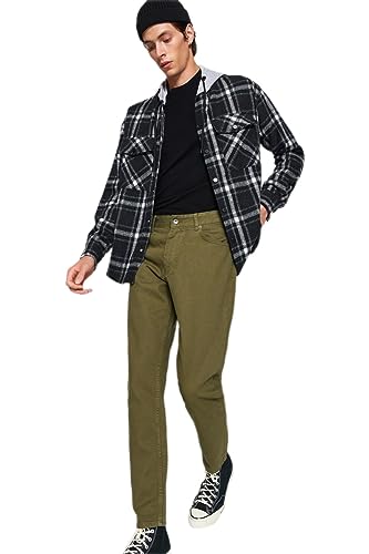 Trendyol Herren Gerade Entspannt Normale Taille Jeans von TRENDYOL
