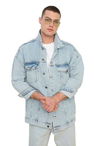 Trendyol Herren Gerade Lange Ärmel Plus Size Jacke von TRENDYOL