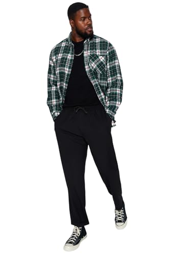Trendyol Herren Gerade Regulär Normale Taille Hosen in Plus Size von TRENDYOL