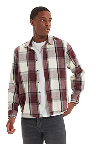 Trendyol Herren Kariert/Karo Lange Ärmel Regulär Hemd von TRENDYOL