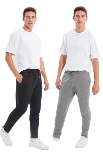 Trendyol Men's Basic Normal Waist Regular Sweatpants, Anthracite, M von TRENDYOL