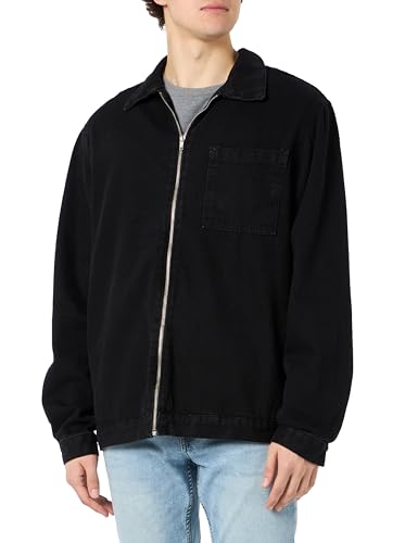 Trendyol Men's Herren Gerade Lange Ärmel Regulär Jacke Jacket, Black, M Trendyol Men's Herren Gerade Lange Ärmel Regulär Jacke Jacket, Black, M von TRENDYOL