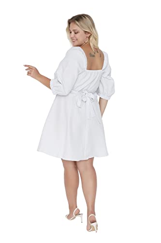 Trendyol Mini Standard Relaxed Plus Size Dress Kleid, von TRENDYOL