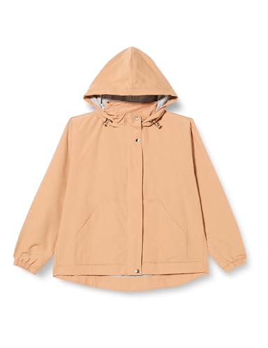 Trendyol Women's Damen Gerade Lange Ärmel Mantel Plus Size Coat, Camel, 50 Grande Taille von TRENDYOL