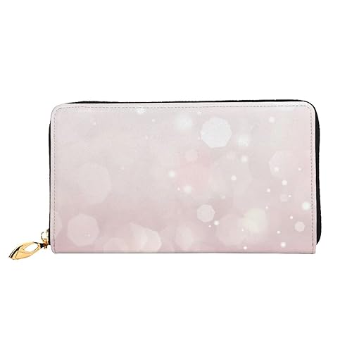 TRESILA Geldbörse Frauen Lange Leder Reißverschluss Geldbörse Telefon Kartenhalter Caseclutch Geldbörse Münze Organizer Brieftasche - Park, Rosa Strand, Einheitsgröße von TRESILA