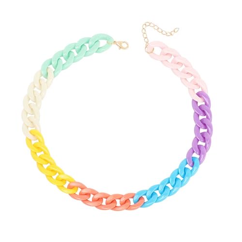 Modische böhmische Schlüsselbeinkette Acryl Frauen Halskette Dekorative Ersatz Hals Hängend Stilvolle Mädchen Damen Party Bar Choker Geburtstagsgeschenk A Modische böhmische Schlüsselbeinkette Acryl Frauen Halskette Dekorative Ersatz Hals Hängend Stilvolle Mädchen Damen Party Bar Choker Geburtstagsgeschenk A von TREWQ-US
