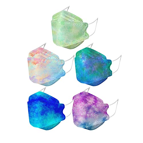TRFPLOOC 50 Stück Mundschutz Erwachsene mehrschichtig Schutz Mäske mit Motiv Mundschutz Multifunktionstuch Mund und Nasenschutz Bandana Half Face Halstuch für Damen Herren (A01, One Size) von TRFPLOOC