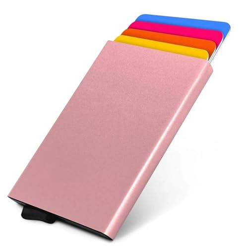 Kartenetui | Schlanke Brieftasche für Männer und Frauen | RFID-NFC-blockierend, minimalistisches Kreditkartenetui | kleine Fronttasche | langlebig stilvoll | perfektes Accessoire für den täglichen von TRHDFW