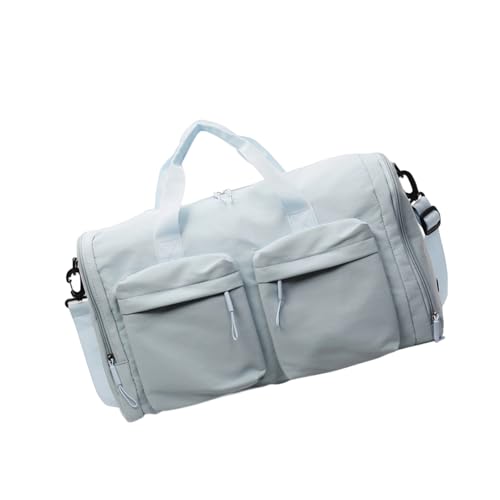 Kompakte, faltbare Tasche, große Kapazität, Umhängetasche, Crossbody-Tasche mit verstärktem Griff, für Reisen und Outdoor, geräumiger Innenraum, Oxford-Stoff, blau, Mass Beauty Kompakte, faltbare Tasche, große Kapazität, Umhängetasche, Crossbody-Tasche mit verstärktem Griff, für Reisen und Outdoor, geräumiger Innenraum, Oxford-Stoff, blau, Mass Beauty von TRHEEE