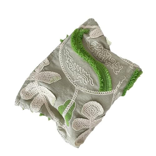 Make-up-Tasche mit großem Fassungsvermögen und floralem Design, tragbarer Kosmetik-Organizer, geräumiger Innenraum, Reise-Aufbewahrungstasche, stilvolle Make-up-Aufbewahrung für Damen, grün, Mass Make-up-Tasche mit großem Fassungsvermögen und floralem Design, tragbarer Kosmetik-Organizer, geräumiger Innenraum, Reise-Aufbewahrungstasche, stilvolle Make-up-Aufbewahrung für Damen, grün, Mass von TRHEEE