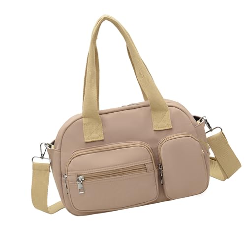 Reisetasche, Wochenendtasche, Übernachtungstasche, Workout, Fitnessstudio, Tragetasche, für Damen und Mädchen, Schultergeschenke, wasserabweisende Schulter, khaki, Mass Beauty Reisetasche, Wochenendtasche, Übernachtungstasche, Workout, Fitnessstudio, Tragetasche, für Damen und Mädchen, Schultergeschenke, wasserabweisende Schulter, khaki, Mass Beauty von TRHEEE