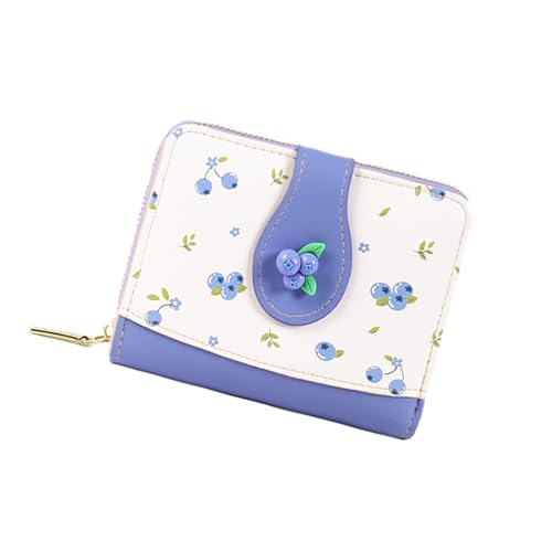 TRHEEE Kompakte Geldbörse für Damen, PU-Leder, Kreditkartenhalter, große Kapazität, Clutches, Geldbörse, Bifolds, Geldbörse, Damengeldbeutel, Geldtasche, kurze Geldbörse, blau, Mass Beauty TRHEEE Kompakte Geldbörse für Damen, PU-Leder, Kreditkartenhalter, große Kapazität, Clutches, Geldbörse, Bifolds, Geldbörse, Damengeldbeutel, Geldtasche, kurze Geldbörse, blau, Mass Beauty von TRHEEE