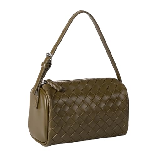 TRHEEE Umhängetasche aus PU-Leder für Damen, elegante Unterarmtasche, modische Abendtasche, Handtasche, Achselhöhle für Party, Arbeit, geräumige Organizer-Handtasche, grün, One Size TRHEEE Umhängetasche aus PU-Leder für Damen, elegante Unterarmtasche, modische Abendtasche, Handtasche, Achselhöhle für Party, Arbeit, geräumige Organizer-Handtasche, grün, One Size von TRHEEE