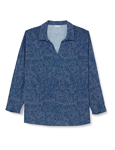 TRIANGLE Damen Blusenshirt, Blau, 48 EU von TRIANGLE