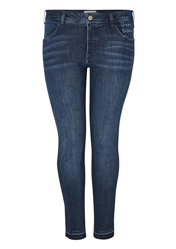 TRIANGLE Damen Jeans slim, Tiefblau, 46W / 28L EU von TRIANGLE