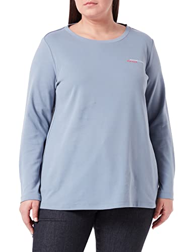 TRIANGLE Damen Shirt langarm, Blau, 48 EU von TRIANGLE