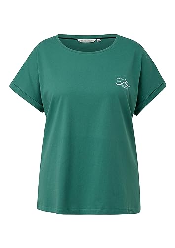 TRIANGLE Damen T-shirt T Shirt kurzarm, Blue Green, 52 EU von TRIANGLE