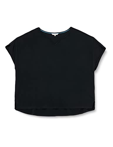 TRIANGLE Damen T-shirt T Shirt kurzarm, Schwarz, 52 EU von TRIANGLE