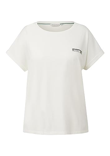 TRIANGLE Damen T-shirt T Shirt kurzarm, Weiß, 50 EU von TRIANGLE