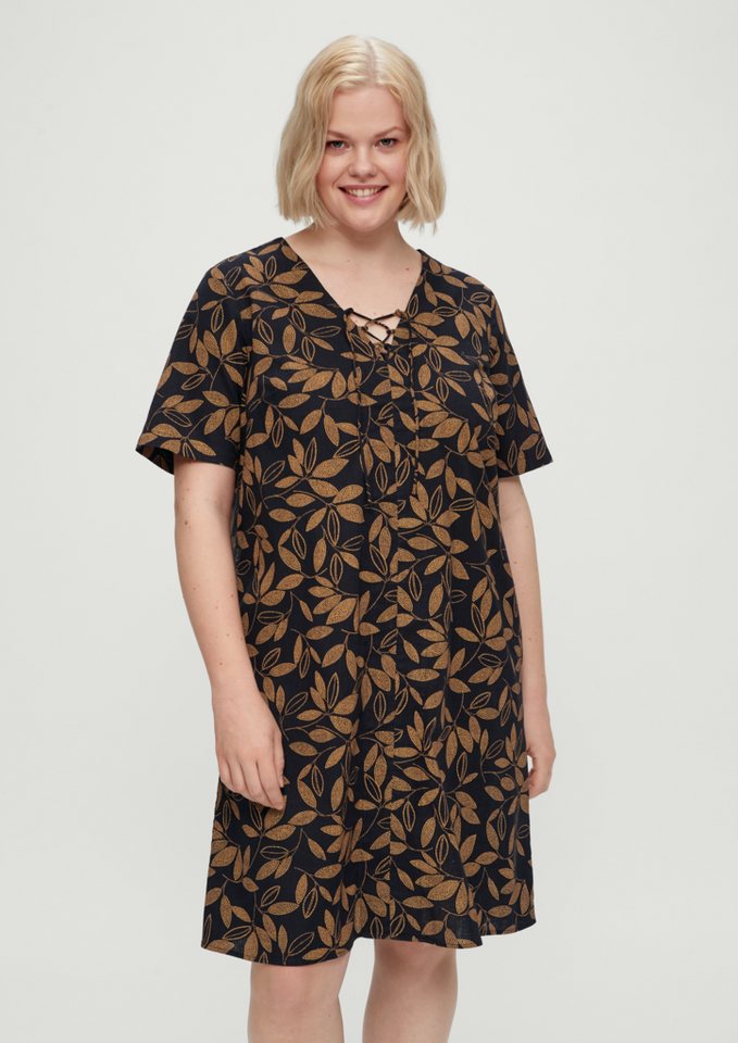 TRIANGLE Maxikleid Baumwollkleid mit Allover-Print TRIANGLE Maxikleid Baumwollkleid mit Allover-Print von TRIANGLE