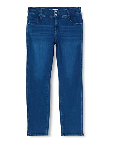 TRIANGLE Women's Jeans-Hose, Slim Fit, Blue, 50 von TRIANGLE