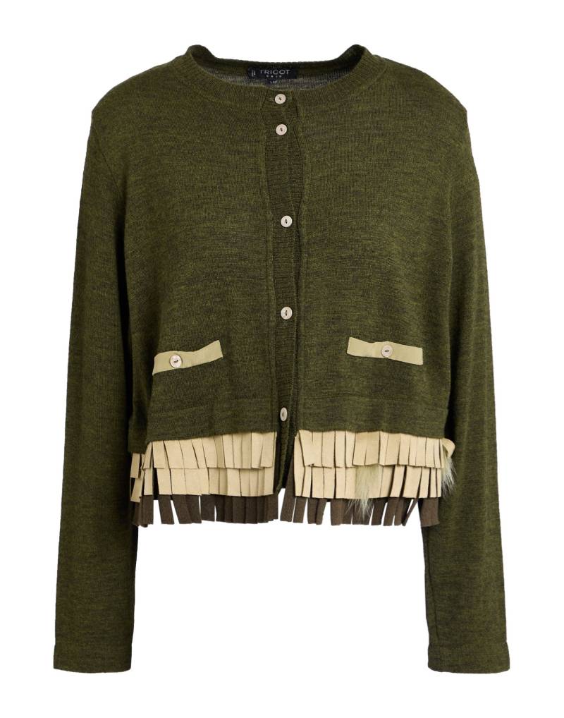 TRICOT CHIC Strickjacke Damen Dunkelgrün von TRICOT CHIC