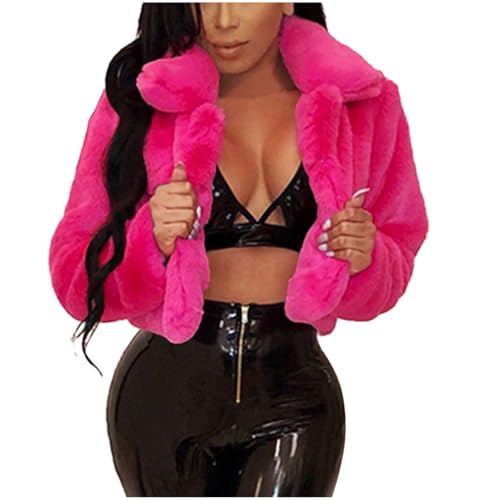 TRIGLICOLEUM Pelzmantel Damen Modische Einfarbig Kurz Kunstpelze Jacke Kunstfell Mantel Kuschelig Fellmantel Dicke Warme Winterjacke Winter Pelzjacke Langarm Wintermantel Felljacke Übergangsjacke TRIGLICOLEUM Pelzmantel Damen Modische Einfarbig Kurz Kunstpelze Jacke Kunstfell Mantel Kuschelig Fellmantel Dicke Warme Winterjacke Winter Pelzjacke Langarm Wintermantel Felljacke Übergangsjacke von TRIGLICOLEUM