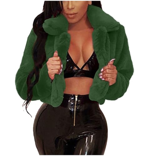 TRIGLICOLEUM Pelzmantel Damen Modische Einfarbig Kurz Kunstpelze Jacke Kunstfell Mantel Kuschelig Fellmantel Dicke Warme Winterjacke Winter Pelzjacke Langarm Wintermantel Felljacke Übergangsjacke TRIGLICOLEUM Pelzmantel Damen Modische Einfarbig Kurz Kunstpelze Jacke Kunstfell Mantel Kuschelig Fellmantel Dicke Warme Winterjacke Winter Pelzjacke Langarm Wintermantel Felljacke Übergangsjacke von TRIGLICOLEUM