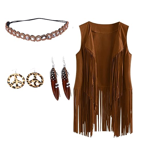 TRIGLIKOLEUM Damen Wildleder Weste Mit Fransen Ethnischen Stil Ärmellose Vest Jacke Große Größen Fransenweste Mantel mit Quasten Herbstjacke Lose Einfarbige Übergangsjacke Mittellange Strickjacke TRIGLIKOLEUM Damen Wildleder Weste Mit Fransen Ethnischen Stil Ärmellose Vest Jacke Große Größen Fransenweste Mantel mit Quasten Herbstjacke Lose Einfarbige Übergangsjacke Mittellange Strickjacke von TRIGLICOLEUM