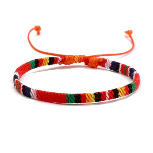 TRIPLE K&S Surfer armband Herren & Damen • 100% Wasserfest & Handmade • Perlen-Armband Boho Stoff-Armband • Hippie Sommer Strand-Schmuck von TRIPLE K&S