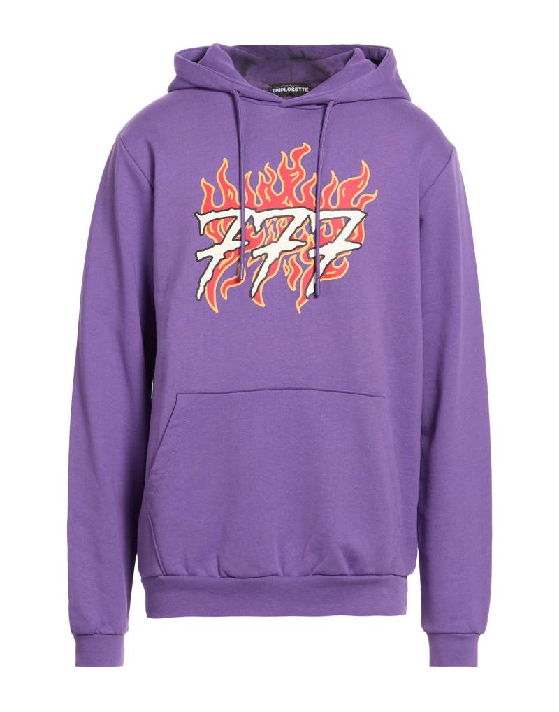 TRIPLOSETTE WEAR Sweatshirt Herren Violett von TRIPLOSETTE WEAR