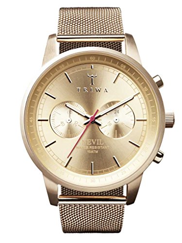 Triwa Unisexuhr Gold Nevil Chronograph NEST104-ME021313 von TRIWA