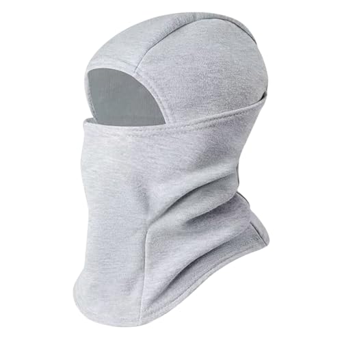 TRIWONDER Kinder Balaclava Winter Mütze Thermische Sturmhaube Skimaske Winddichte Gesichtsmaske für Outdoor Snowboard Skifahren (1# - Grau) von TRIWONDER