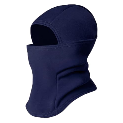 TRIWONDER Kinder Balaclava Winter Mütze Thermische Sturmhaube Skimaske Winddichte Gesichtsmaske für Outdoor Snowboard Skifahren (1# - Navy Blau) von TRIWONDER