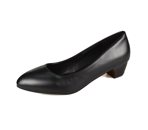 TRIWORIAE-Damen Pumps Kleid Schuhe Low Chunky Heels Arbeit Pumpen 3CM 36 von TRIWORIAE