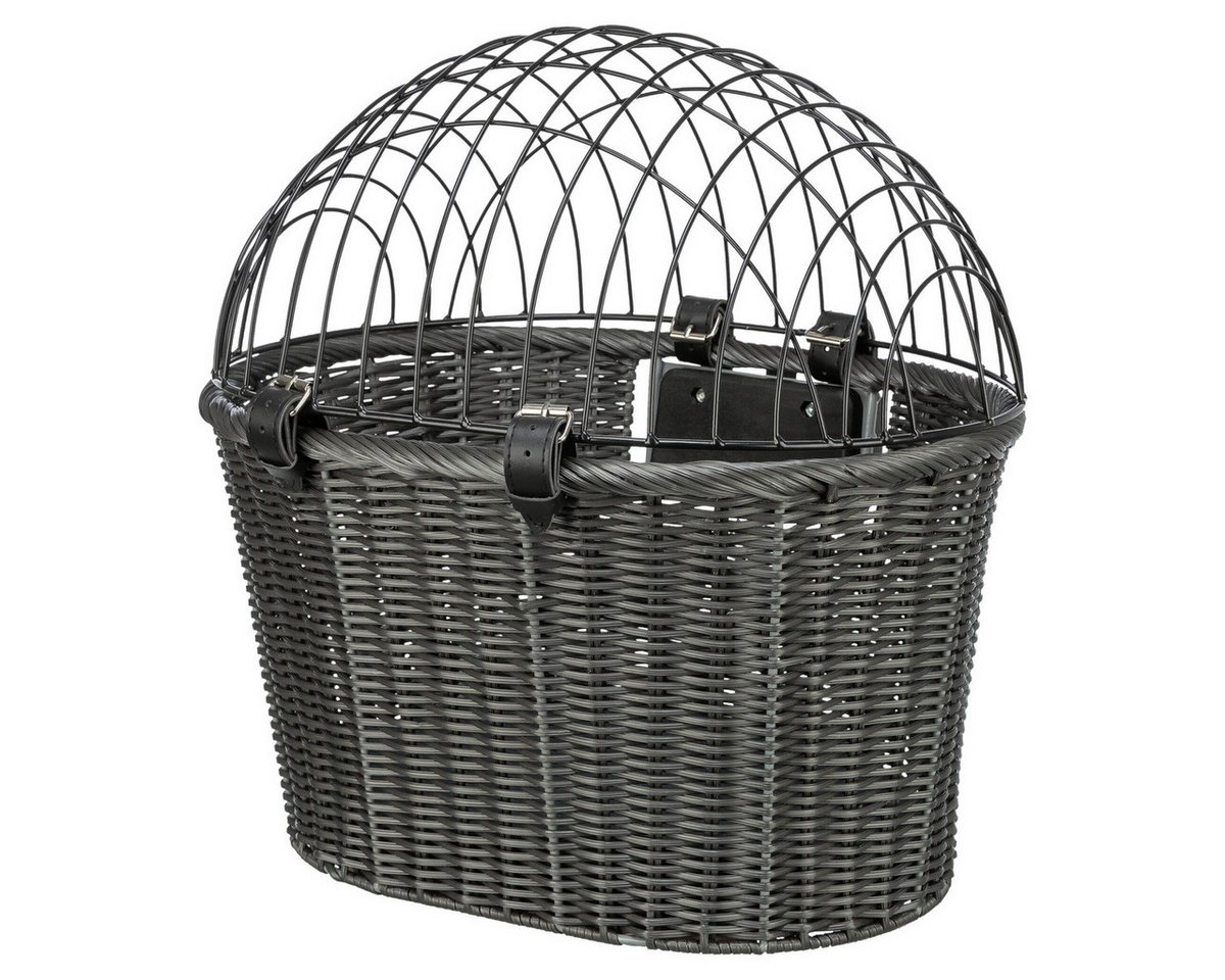 TRIXIE Tierfahrradkorb Front-Fahrradkorb Rattan anthrazit TRIXIE Tierfahrradkorb Front-Fahrradkorb Rattan anthrazit von TRIXIE