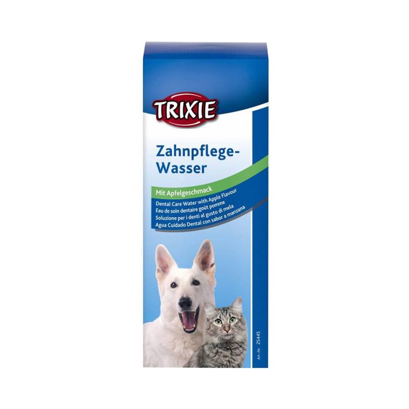 TRIXIE Tier-Zahnpflegeset Zahnpflege-Wasser mit Apfelgeschmack für Hunde 300 ml von TRIXIE