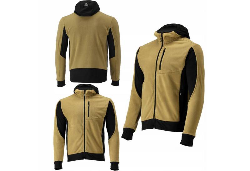 TRIZERATOP Kapuzenpullover Fleece Kapuzenpulli, Hoodie SARNA khaki/schwarz Gr. S-XXXL (einzeln) von TRIZERATOP