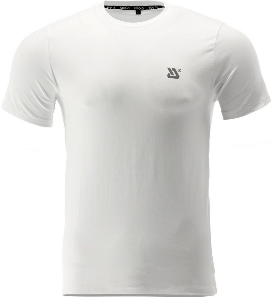 TRIZERATOP T-Shirt T-shirt avec élasthanne 200g/m² taille L blanc (einzeln) von TRIZERATOP