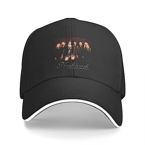 Herren Baseballmütze Unisex Nightwish Baseballkappe Nightwish Endless Forms Tennis Verstellbare Trucker-Mütze Vintage Custom Männer Frauen Baseballkappen Geschenk von TROBER