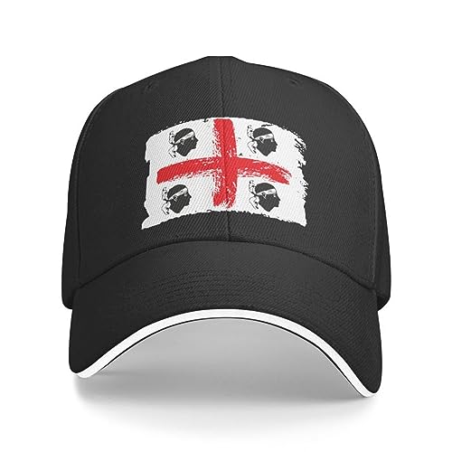 Herrenhüte Outdoor Casual Frauen Punk Italien Sardinien Wappen Baseballmütze Männer Frauen Verstellbare Sardegna Flagge Vier Mauren Dad Hut im Freien Ein Geburtstagsgeschenk meinen Mann und Vater von TROBER