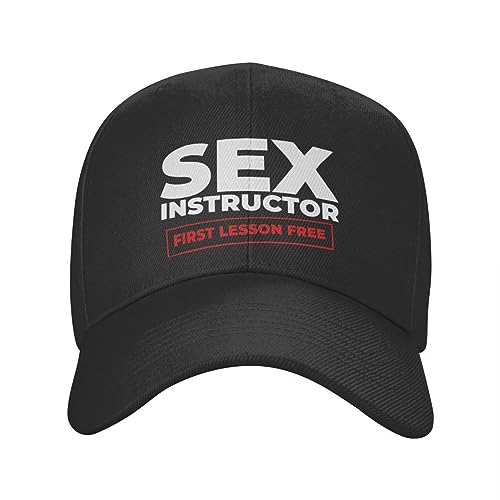 TROBER Baseballmütze Unisex Casual Punk Sex Instructor Baseballkappe Männer Frauen Atmungsaktiv Papa Hut Sportgeschenk von TROBER