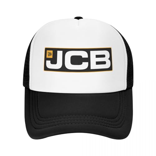 TROBER Baseballmütze Unisex Outdoor Casual JCB Punk Baseballkappe für Männer Frauen Verstellbare Trucker-Mütze Performance Snapback-Hüte Sommerkappen Geschenk von TROBER