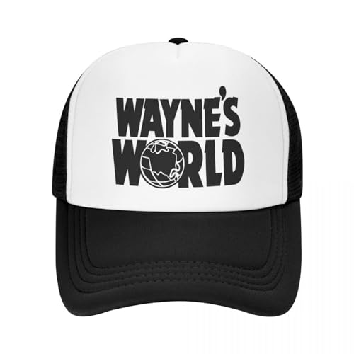 TROBER Herren Baseballmütze Unisex Outdoor Classic Wayne's World Baseballkappe für Frauen Männer Atmungsaktive Trucker-Mütze Outdoor-Geschenk von TROBER