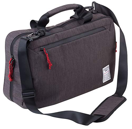 TROIKA Business Briefcase XXL Aktentasche aus Polyester in der Farbe Grau-Schwarz, Maße: 42cm x 28cm x 5cm, BBG60/GY A4 von TROIKA