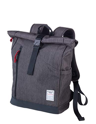 Troika Business Shoulder Bag – BBG52/GY – Business-Schultertasche – Arbeit, Uni – Reißverschlussfach: 2 Stecktaschen – Fronttasche, 2 Seitentaschen – 2 Tragegriffe, Schultergurt – Troika-Original von TROIKA